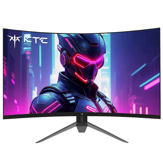 KTC H32S17F 32'' Curved Gaming Monitor, 1920*1080 HVA Panel, 240Hz Refresh Rate, 125% sRGB, 3500:1 Contrast Ratio, Adaptive Sync, 2*HDMI2.0 1*DP1.4 1*USB2.0 1*Audio, HDR10, 3ms Response Time, VESA Mount, Adjustable Tilt, Low
